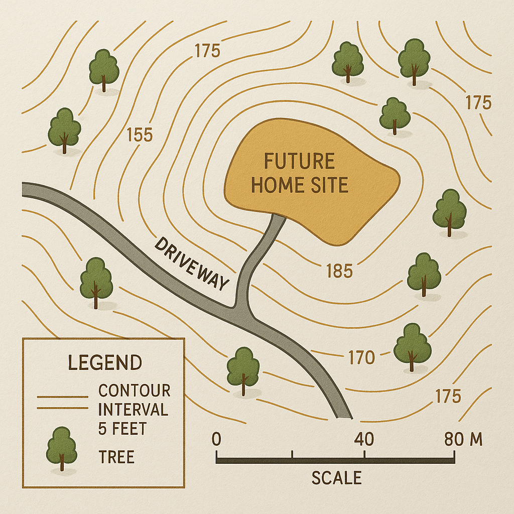 Example of a Topographical Survey of a Topographical Survey