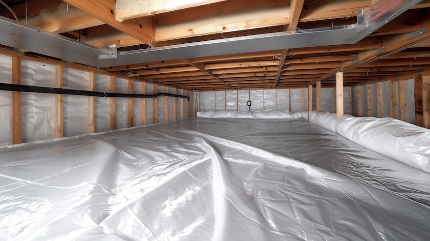 Crawl space phono - fully encapsulated with thermoregulatory