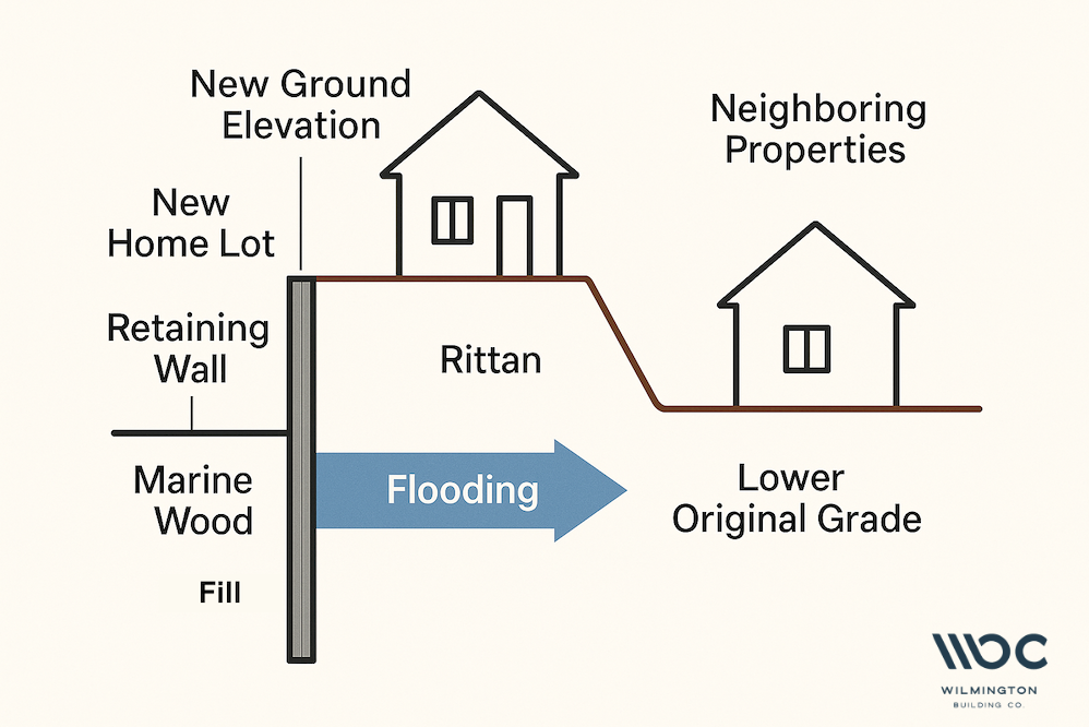 Retaining wall graphic